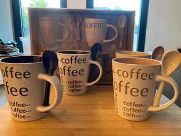 koffietassen mokken incl lepels beschikbaar voor biedingen