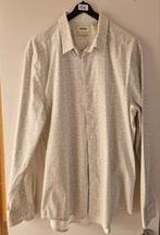 Hemd wit/geruit Merk Mexx Slim Fit L ( Nieuwe staat ), Mexx, Wit, Ophalen of Verzenden, Zo goed als nieuw