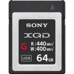 Sony XQD 64 Go XQD haute vitesse R440 W400, TV, Hi-fi & Vidéo, Photo | Cartes mémoire, XQD, Comme neuf, 64 GB, Sony