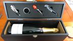 Wine tools box met fles, Ophalen, Zo goed als nieuw, Champagne