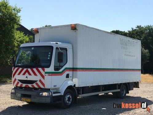 Renault Midlum 220 dCi Euro 3 Bakwagen Koffer Laadklep, Auto's, Bestelwagens en Lichte vracht, Bedrijf, ABS, Cruise Control, Schuifdeur