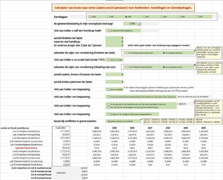 Bruto-Netto en Pensioen 2.1, Computers en Software, Office-software, Windows, Excel, Verzenden