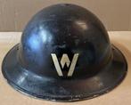 Militaria - WO 2 - Originele Britse Warden helm - 1939, Ophalen of Verzenden, Overige soorten, Helm of Baret