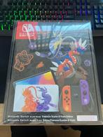 Nieuw: Nintendo Switch OLED Pokémon Scarlet & Violet Edition, Games en Spelcomputers, Ophalen, Zo goed als nieuw, Switch OLED