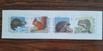 Postzegels bunzing eekhoorn egel relmuis België 1992, Ophalen of Verzenden