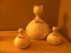 Ensemble de 3 figurines de chats en porcelaine, Collections, Envoi, Comme neuf, Animal