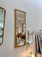 Vintage spiegel - mid century, hout, Huis en Inrichting, Woonaccessoires | Spiegels, Minder dan 100 cm, Minder dan 50 cm, Rechthoekig