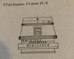 TTArtisan 35mm F1.4 Fuji, Ophalen, Zo goed als nieuw, Groothoeklens