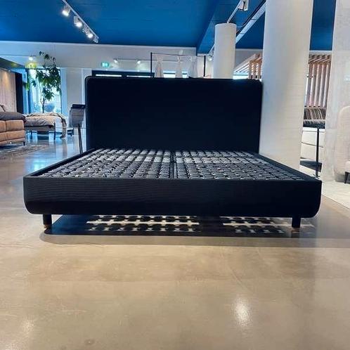 Tempur bed + 2 lattenbodems (geen matras) flex grijs 180x200, Huis en Inrichting, Slaapkamer | Bedden, Zo goed als nieuw, Tweepersoons