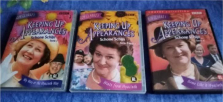 dvd boxen - keeping up appearances - schone schijn, Cd's en Dvd's, Dvd's | Tv en Series, Gebruikt, Komedie, Boxset, Alle leeftijden
