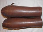 WWI / WWII Engelse officier bruine lederen guetters, Ophalen of Verzenden, Landmacht, Kleding of Schoenen