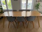 Houten eettafel van Overstock Home, Ophalen, Gebruikt, 200 cm of meer, Scandinavisch