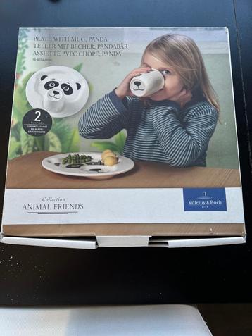 Villeroy & Boch bord en beker voor kinderen beschikbaar voor biedingen