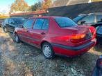 Volkswagen vento benzine oldtimer open dak 129000 km  750€, Auto's, Euro 2, Bedrijf, Vento, Rood