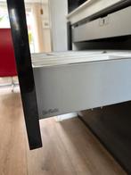STRAKKE RECHTE HOOGGLANS GREEPLOOS KEUKEN MET KASTENWAND, Huis en Inrichting, Keuken | Complete keukens, Wit, Enkelwandige keuken