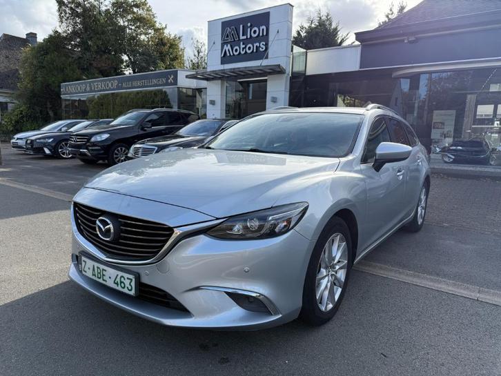 Mazda 6 2.2 Business-Line*LEDER*VERWARM*GPS* FULL OPTIE, Auto's, Mazda, Bedrijf, Te koop, ABS, Adaptieve lichten, Airbags, Airconditioning