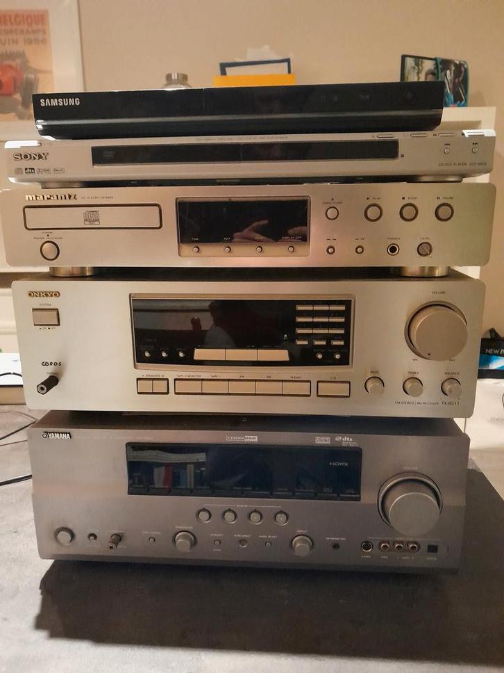 hifi toestellen, Muziek en Instrumenten, Versterkers | Keyboard, Monitor en PA, Gebruikt, Overige typen, Minder dan 500 watt, Ophalen