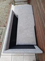 Hoeksalon grijze stof GRATIS AFHALEN, Ophalen, Gebruikt, Stof, Modern / cosy