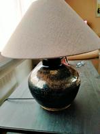 Mooie stenen zware lamp met kap, Ophalen, Zo goed als nieuw