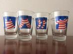 Vier leuke en mooie glazen, Ophalen, Nieuw, Waterglas