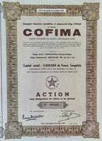 COFIMA - Leopoldville - action - 1950, Postzegels en Munten, Ophalen of Verzenden, 1950 tot 1970, Aandeel