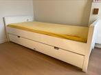 Bed Bopita 90 x 200 cm, met valbeveiliging en bedlade, Ophalen, 85 tot 100 cm, Zo goed als nieuw, Hoogslaper of Stapelbed