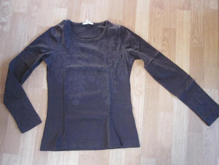 Baton Rouge bruin longsleeve, Kleding | Dames, T-shirts, Gedragen, Maat 38/40 (M), Bruin, Lange mouw, Ophalen of Verzenden