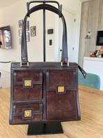 Salvatore Ferragamo handtas, Verzenden, Zo goed als nieuw, Bruin, Handtas