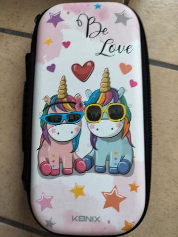 Nintendo Switch Case Be Love Unicorn, Enlèvement ou Envoi, Comme neuf