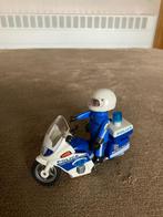 Playmobil Politiemotor met LED-licht (doos + boekjes = compl, Complete set, Ophalen of Verzenden, Zo goed als nieuw