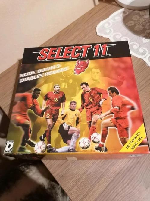 Select 11 / Rode Duivels / Voetbalspel, Hobby en Vrije tijd, Gezelschapsspellen | Bordspellen, Gebruikt, Verzenden
