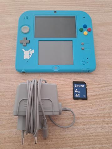 Nintendo 2DS Blue Pokemon Edition-console Onberispelijke sta