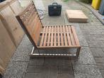 Nieuw teak teake terras stoel x3 met kussens, Nieuw, Ophalen