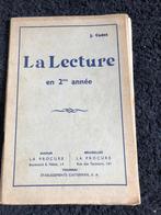 La lecture en 2 me anneé J. Cadet, Ophalen of Verzenden