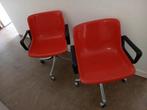 bureelstoel design retro, Chaise de bureau, Utilisé, Rouge, Enlèvement ou Envoi