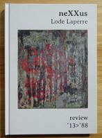 Lode Laperre, neXXus, review '13-'88 - signed**, Ophalen of Verzenden, Zo goed als nieuw, Schilder- en Tekenkunst