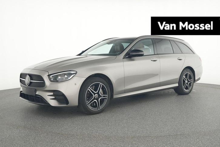 Mercedes-Benz E 300 de 4MATIC Break AMG Line + LEDER + BURME, Auto's, Mercedes-Benz, Bedrijf, Te koop, E-Klasse, 360° camera, 4x4