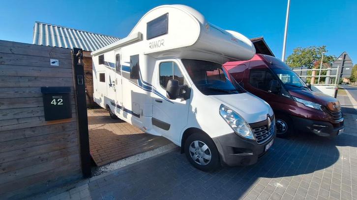 Zeer mooie 6 persoons rimor katamarano 62000km 3,5ton., Caravans en Kamperen, Mobilhomes, Particulier, meer dan 6, Alkoof, Overige merken