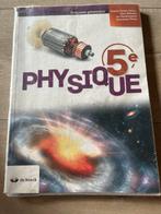 Physique 5e de boeck, Livres, Enlèvement ou Envoi, Utilisé, De boeck