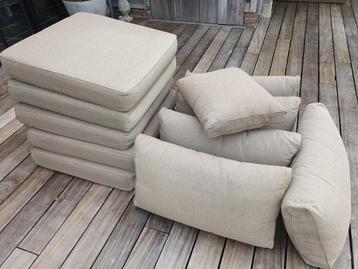 11 Luxe outdoor kussens voor hoeklounge beschikbaar voor biedingen