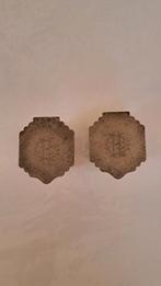 Paire d'anciennes petites boîtes à pilules, Enlèvement, Argent