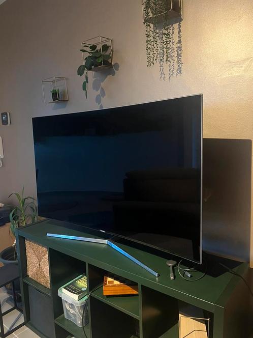 Samsung 54 inch Curved 4K Smart TV – Direct beschikbaar, Audio, Tv en Foto, Televisies, Zo goed als nieuw, LED, 100 cm of meer