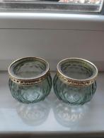 Gratis setje theelicht houders, Huis en Inrichting, Woonaccessoires | Kandelaars en Kaarsen, Ophalen, Zo goed als nieuw