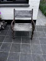 2 robuste tuinbanken met gietijzeren frame, Tuin en Terras, Tuinbanken, Ophalen