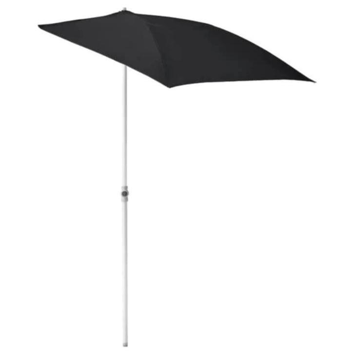 Ikea halve parasol + parasolvoet, Tuin en Terras, Parasols, Zo goed als nieuw, Parasolvoet, Verstelbaar, Ophalen