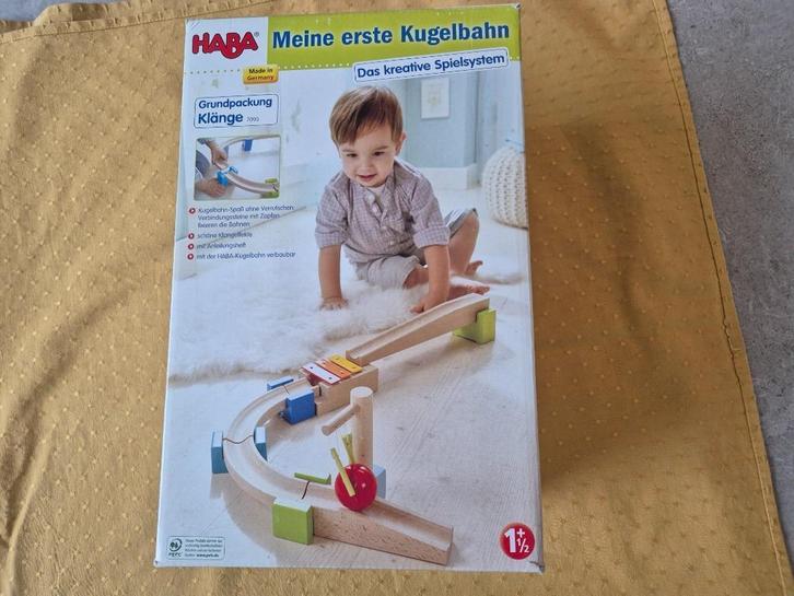 Eerste houten knikkerbaan Haba, Kinderen en Baby's, Speelgoed | Houten speelgoed, Zo goed als nieuw, Overige typen, Ophalen of Verzenden