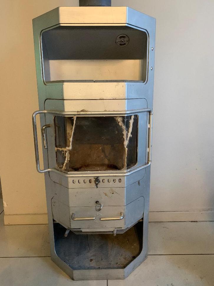 Houtkachel ABC PEJS, Huis en Inrichting, Kachels, Gebruikt, Vrijstaand, Houtkachel, Hout, Ophalen