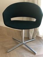 design stoel Andreu World groen + chrome draaibaar, Ophalen, Nieuw