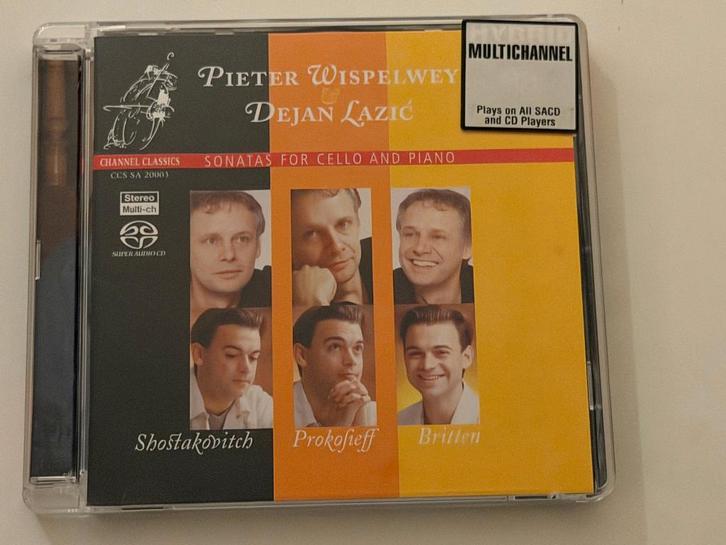 Shostakovich – Sonatas for Cello and Piano (SACD), Cd's en Dvd's, Cd's | Klassiek, Gebruikt, Ophalen of Verzenden