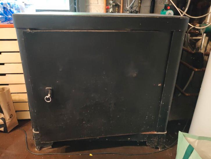 Brandkoffer antiek, Huis en Inrichting, Brandblussers en Brandkasten, Gebruikt, Brandkast, Ophalen